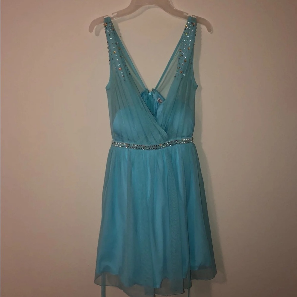 Blue dress